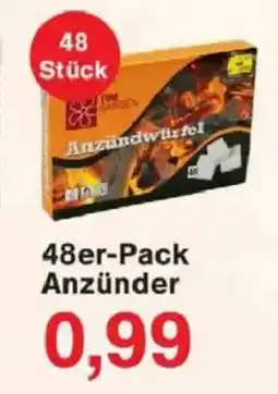 Jawoll TIM GARDEN 48er-Pack Anzünder Angebot
