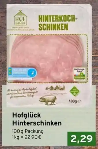 CAP Markt Hofglück Hinterschinken Angebot