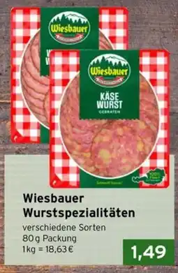 CAP Markt Wiesbauer Wurstspezialitäten Angebot