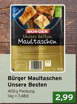 CAP Markt Bürger Maultaschen Unsere Besten Angebot