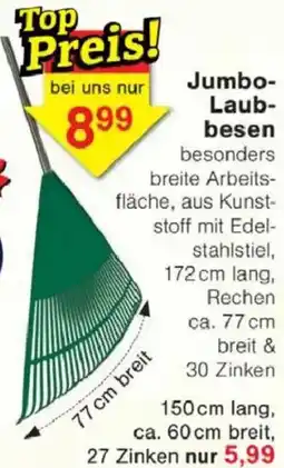 Jawoll Jumbo- Laub- besen Angebot