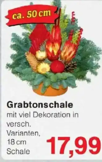 Jawoll Grabtonschale ca. 50 cm Angebot