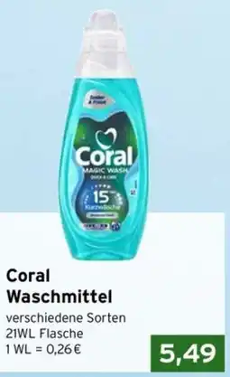 CAP Markt Coral Waschmittel Angebot