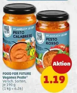 PENNY FOOD FOR FUTURE Veganes Pesto Angebot