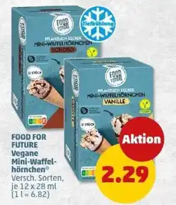PENNY FOOD FOR FUTURE Vegane Mini-Waffel- hörnchen Angebot