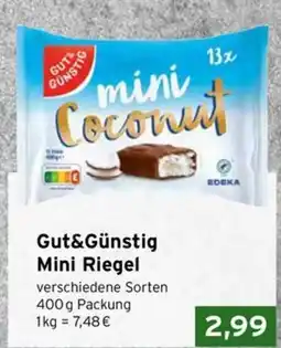 CAP Markt Gut&Günstig Mini Riegel Angebot