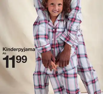 Zeeman Kinderpyjama Angebot