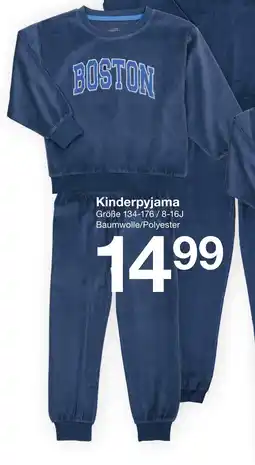 Zeeman Kinderpyjama Angebot