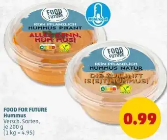PENNY FOOD FOR FUTURE Hummus Angebot