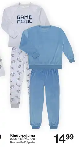 Zeeman Kinderpyjama Angebot