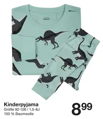 Zeeman Kinderpyjama Angebot