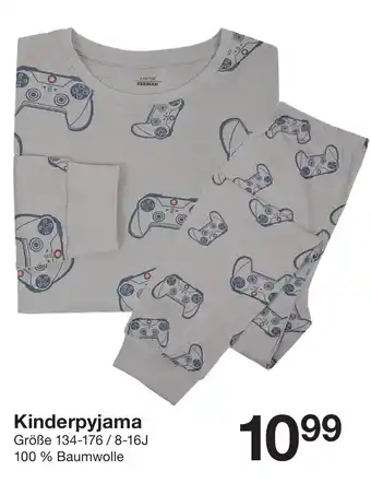 Zeeman Kinderpyjama Angebot