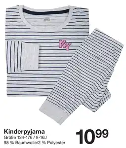 Zeeman Kinderpyjama Angebot