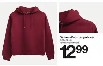 Zeeman Damen-Kapuzenpullover Angebot
