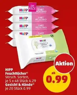 PENNY HIPP Feuchttücher Gesicht & Hände Angebot