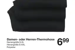 Zeeman Damen- oder Herren-Thermohose Angebot