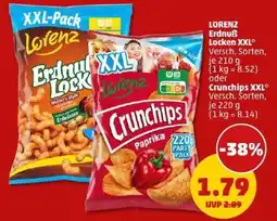 PENNY LORENZ Erdnuẞ Locken XXL oder Crunchips XXL Angebot