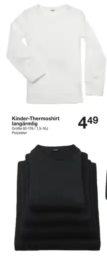 Zeeman Kinder-Thermoshirt langärmlig Angebot