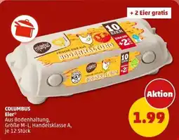 PENNY COLUMBUS Eier Angebot