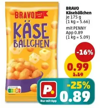 PENNY BRAVO Käsebällchen Angebot