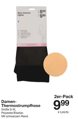 Zeeman Damen- Thermostrumpfhose 2er-Pack Angebot