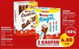 PENNY FERRERO Kinder bueno oder Kinder Riegel Angebot