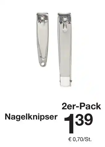 Zeeman Nagelknipser 2er-Pack Angebot