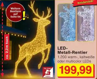 Wiglo Wunderland LED- Metall-Rentier Angebot