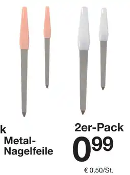 Zeeman Metal- Nagelfeile 2er-Pack Angebot