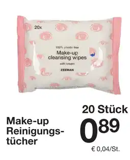 Zeeman Make-up Reinigungstücher Angebot