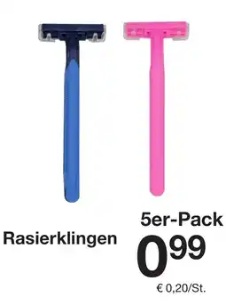 Zeeman Rasierklingen Angebot