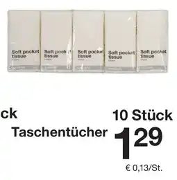 Zeeman Taschentücher Angebot