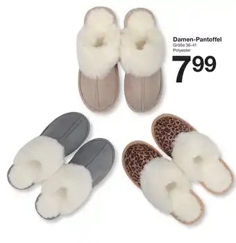 Zeeman Damen-Pantoffel Angebot