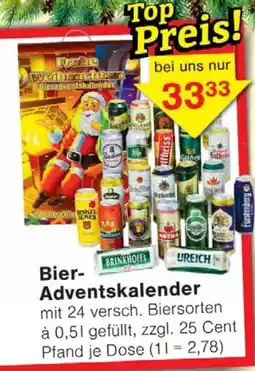Wiglo Wunderland Bier- Adventskalender Angebot