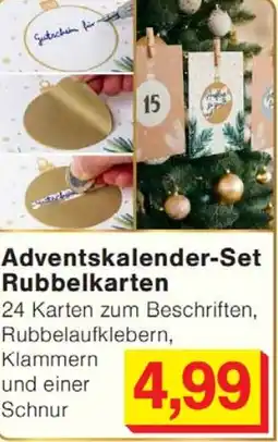 Wiglo Wunderland Adventskalender-Set Rubbelkarten Angebot