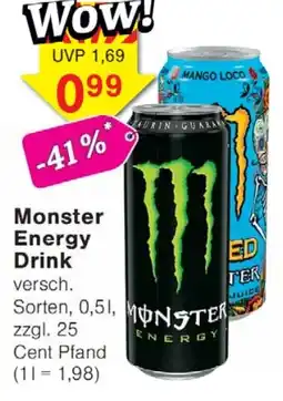 Wiglo Wunderland Monster Energy Drink Angebot