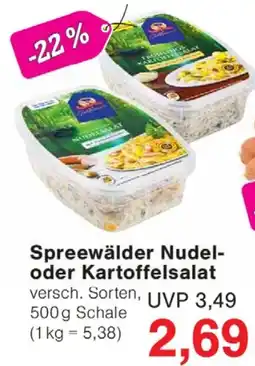 Wiglo Wunderland Spreewälder Nudel- oder Kartoffelsalat Angebot