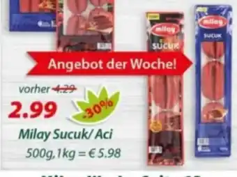 Hepsi-Markt Milay Sucuk/Aci Angebot