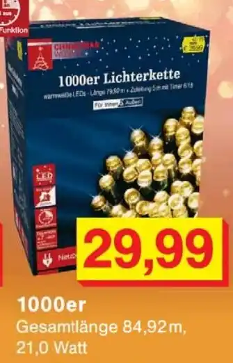 Wiglo Wunderland Lichterketten 1000er Angebot