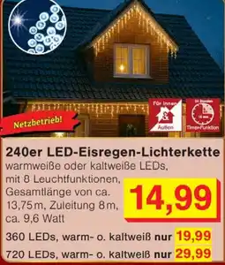 Wiglo Wunderland 240er LED-Eisregen-Lichterkette Angebot