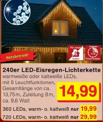 Wiglo Wunderland 240er LED-Eisregen-Lichterkette Angebot