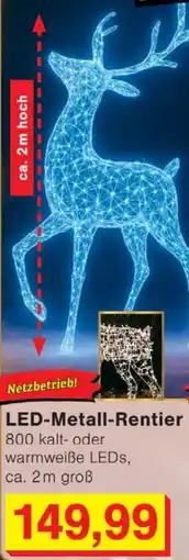 Wiglo Wunderland LED-Metall-Rentier Angebot