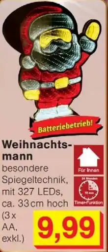 Wiglo Wunderland Weihnachts- mann Angebot