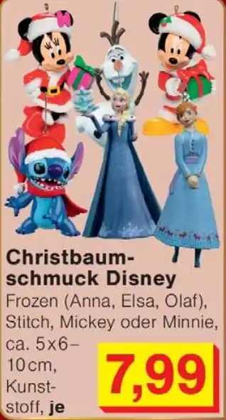Wiglo Wunderland Christbaum- schmuck Disney Angebot