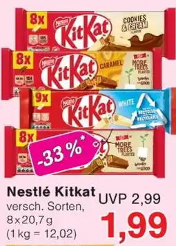 Wiglo Wunderland Nestlé Kitkat Angebot