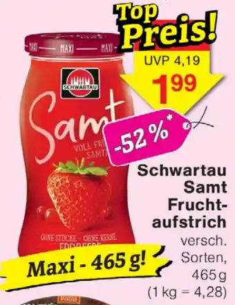 Wiglo Wunderland Schwartau Samt Frucht- aufstrich Angebot