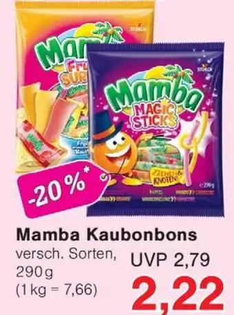 Wiglo Wunderland Mamba Kaubonbons Angebot