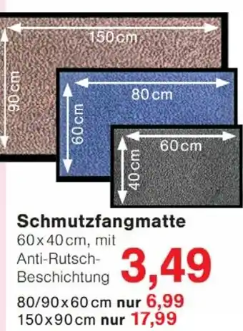 Wiglo Wunderland Schmutzfangmatte Angebot