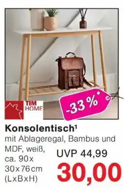 Wiglo Wunderland TIM HOME Konsolentisch Angebot
