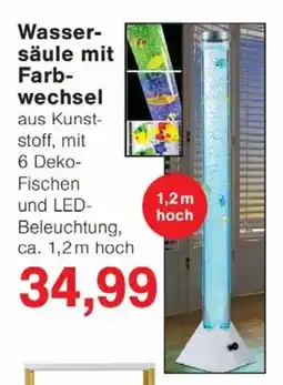 Wiglo Wunderland Wasser- säule mit Farb- wechsel Angebot